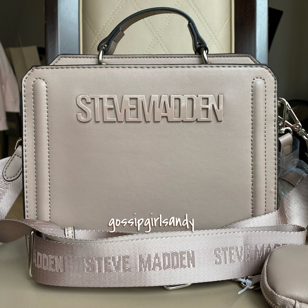Steve Madden Mushroom Bevelyn Crossbody Handbag